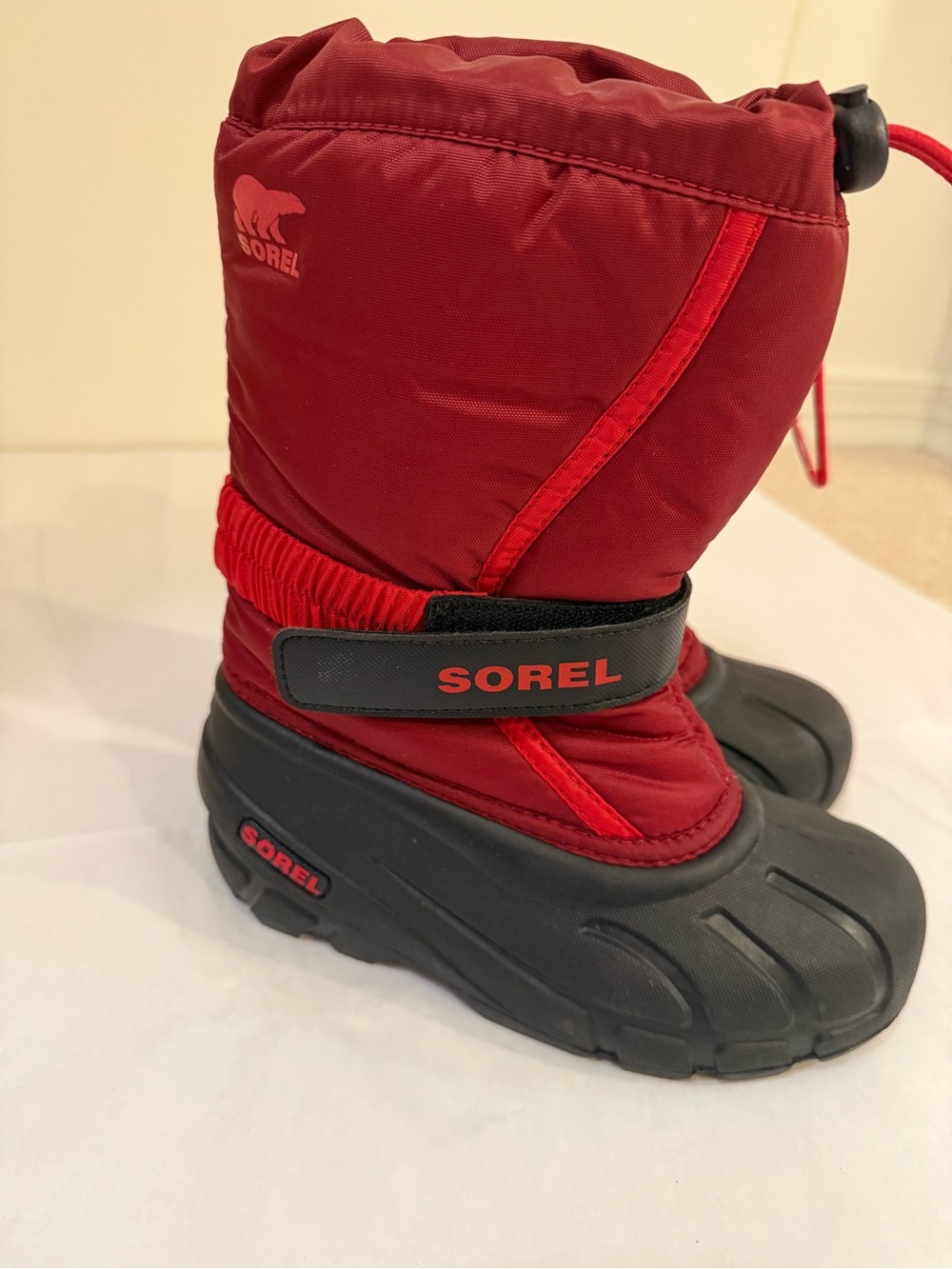 Kids Red Snow Boots